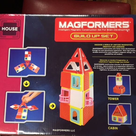 Magformers Build up Set (House) 50 pieces Magnetic Construction For - Picture 3 of 8